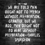 On Sermon Hearing, by Spurgeon